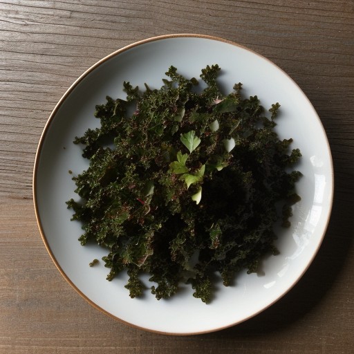 Red Kale with Grated Coconut recipe image