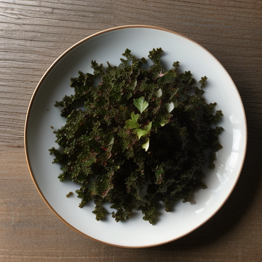 Red Kale with Grated Coconut recipe image