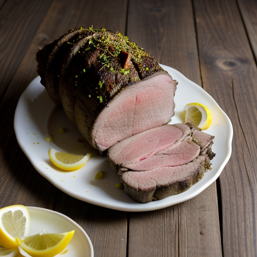 Roast Leg of Lamb with Chiles and Garlic recipe image