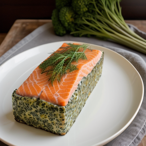 Salmon-Broccoli Loaf with Dill and Capers recipe image