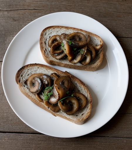 Sauted Mushrooms On Toast (David Katz) recipe image