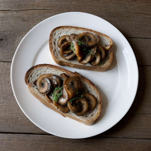Sauted Mushrooms On Toast (David Katz) recipe image