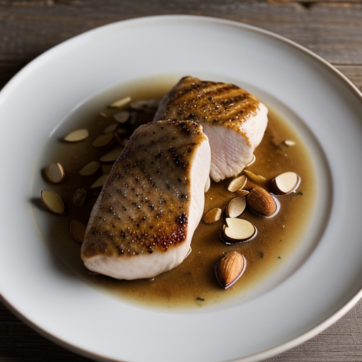 Sauteed Chicken Breast with Almonds recipe image