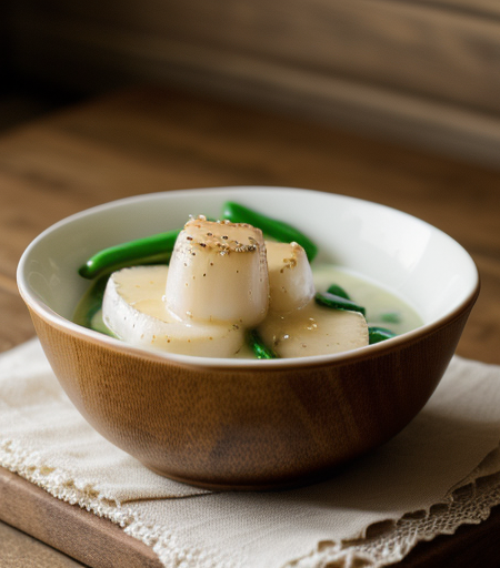 Scallops With White Butter Sauce recipe image