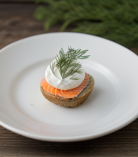 Smoked Salmon Canapes With Mascarpone recipe image