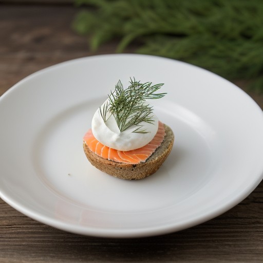 Smoked Salmon Canapes With Mascarpone recipe image