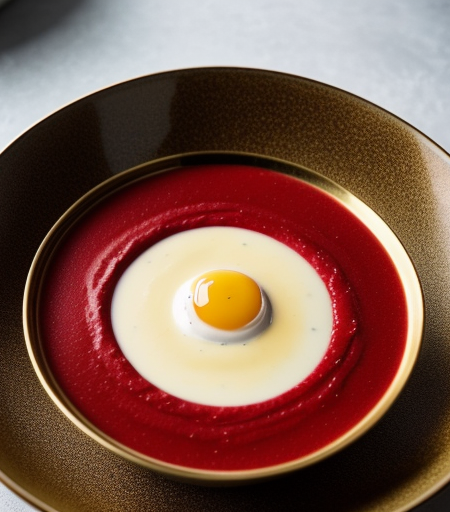 Souffled Cherry Soup recipe image