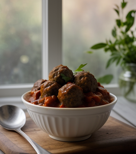 Spaghetti Sauce with Meatballs recipe image