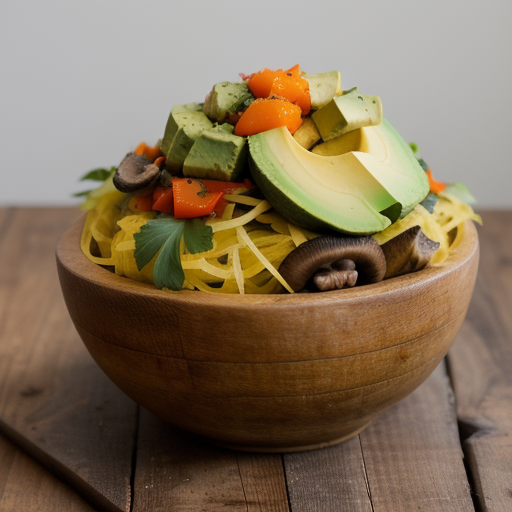 Spaghetti Squash and Avocado Salad recipe image
