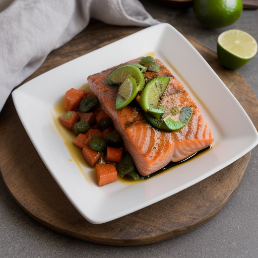 Spicy Salmon and Eggplant recipe image