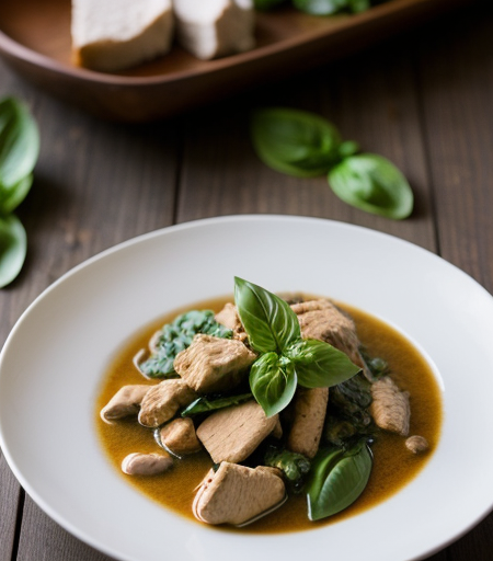 Thai Chicken and Basil recipe image