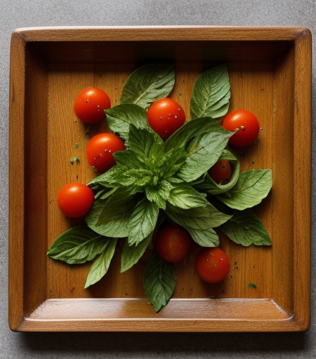 Tomato, Basil, Parsley, & Mint Salad recipe image