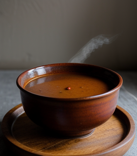 Vaththalkozhambu (Indian hot+sour sauce/soup) recipe image
