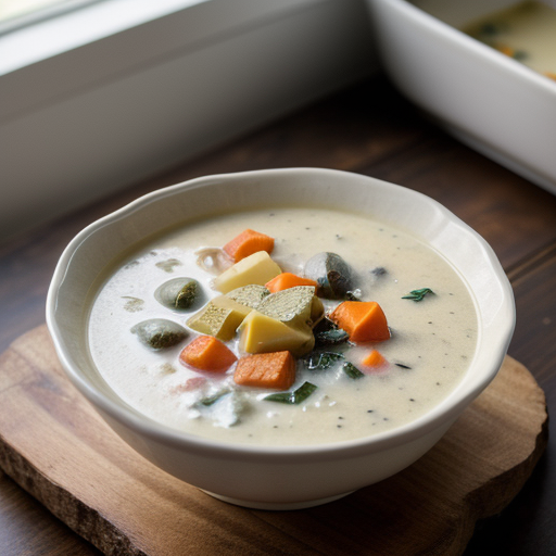 Vegetable and Cheese Chowder recipe image