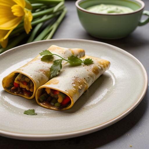 Vegetable Bean Enchiladas recipe image