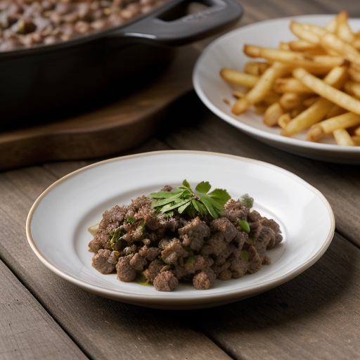 Venison Recipe – French Fries Casserole recipe image