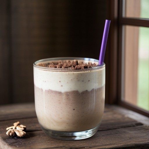 Chocolate Banana Nut Smoothie recipe image