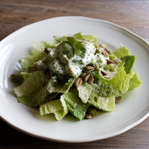 El Torito's Mexican Caesar Salad with Cilantro Pepita Dressing recipe image