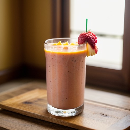 Orange Pineapple Berry Smoothie recipe image