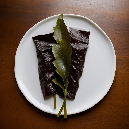 Un-Stuffed Grape Leaves recipe image