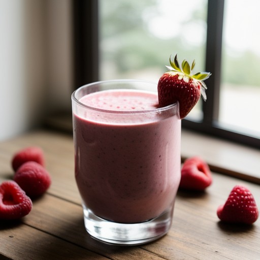 Strawberry Raspberry Smoothie recipe image