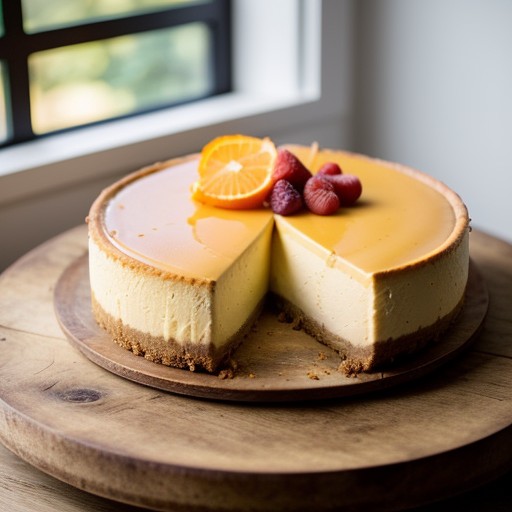 Orange Cheesecake recipe image